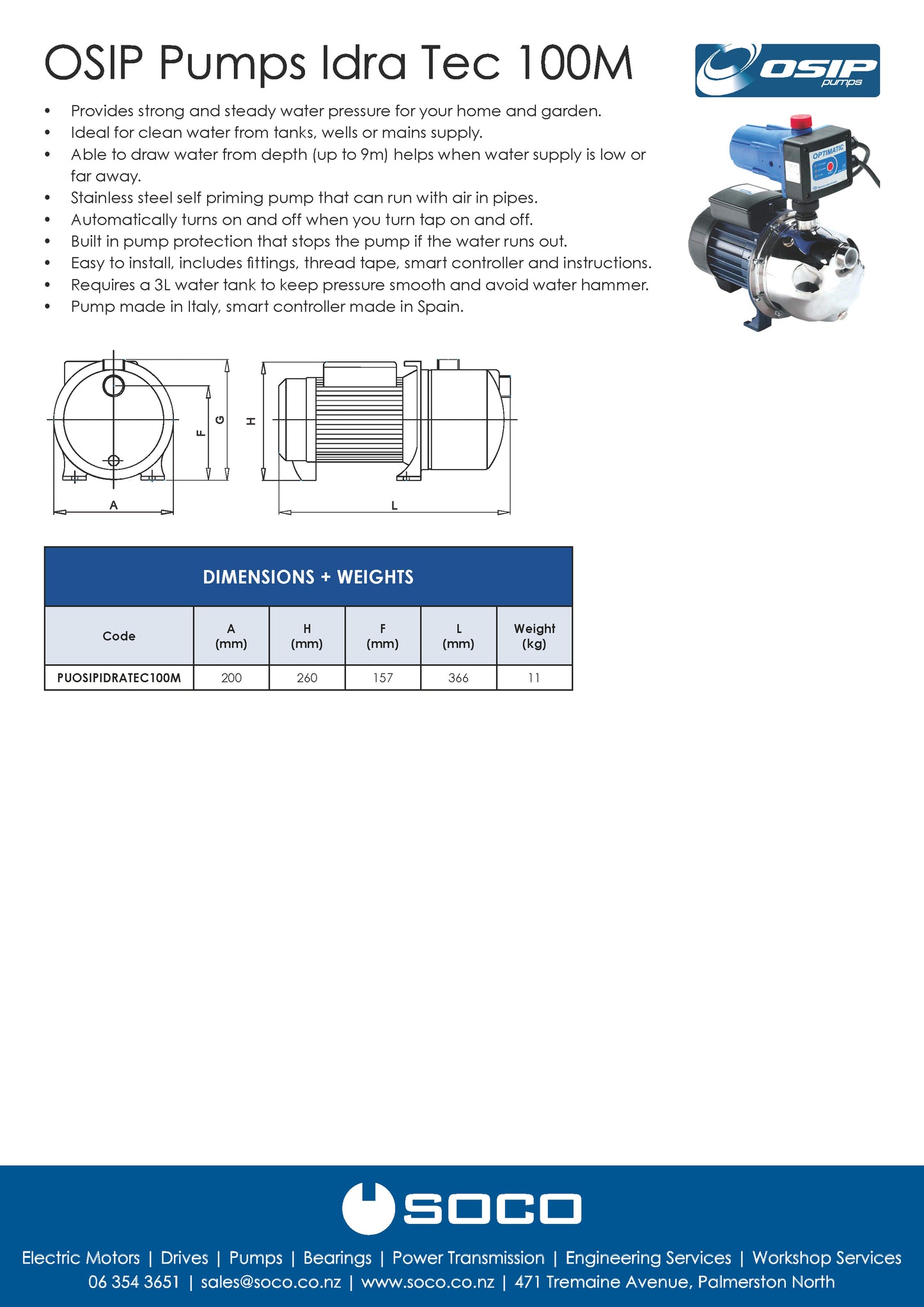 OSIP Pumps IDRA Tec 100