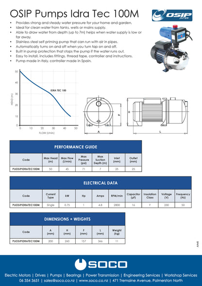 OSIP Pumps IDRA Tec 100